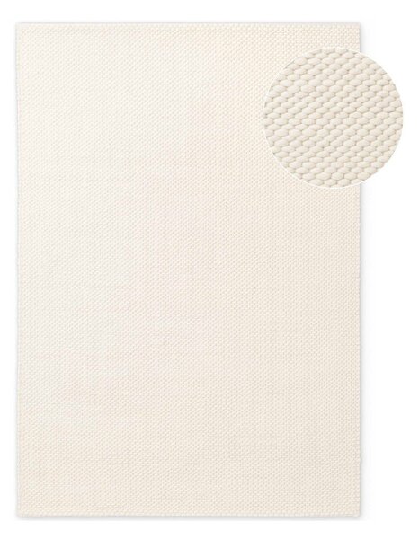 Covor crem țesut manual din lână 140x200 cm Lyon Beans – Elle Decoration