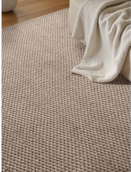 Covor bej țesut manual din lână 140x200 cm Lyon Beans – Elle Decoration