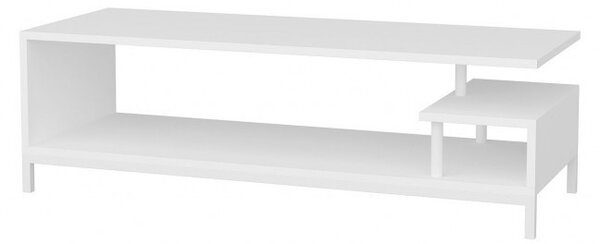 Comoda TV Salvador, Model Reilly, 120x37.6x44.6 cm, Alb
