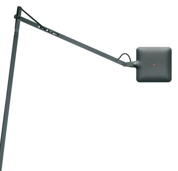 FLOS Kelvin LED - lampă podea designer, antracit, reglabil, Negru, Camera de zi / sufragerie, Metal, Design