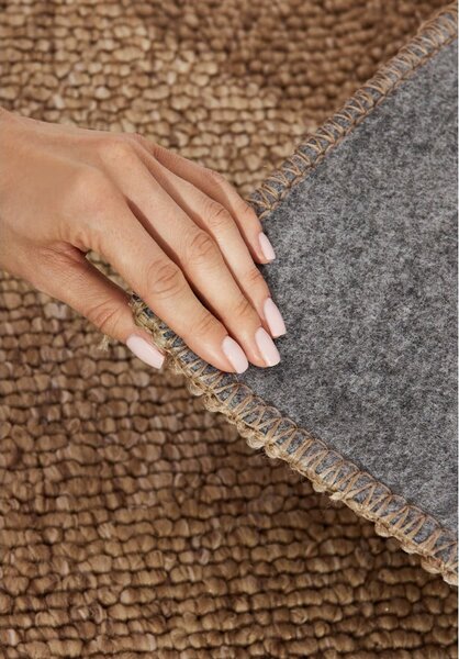 Covor tip traversă maro deschis lavabil 80x240 cm Rocco Caramel – Elle Decoration