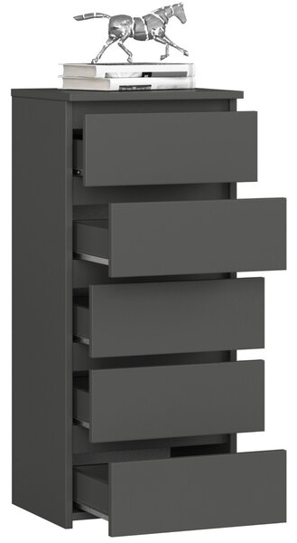 Comodă cu sertare Cipriano III (grafit). Promo -15%. 1152073