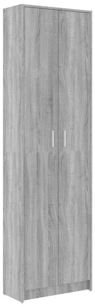 Șifonier de hol, gri sonoma, 55x25x189 cm, lemn prelucrat