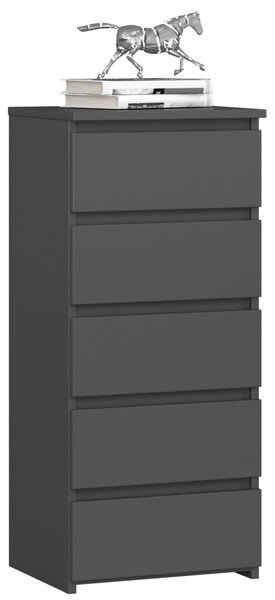 Comodă cu sertare Cipriano III (grafit). Promo -15%. 1152073