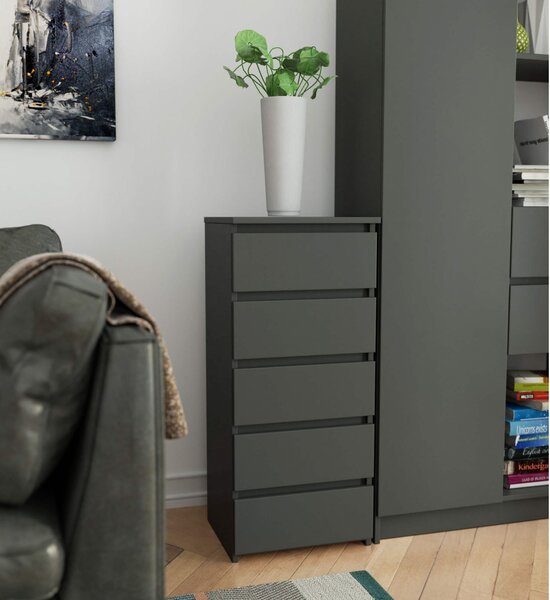 Comodă cu sertare Cipriano III (grafit). Promo -15%. 1152073