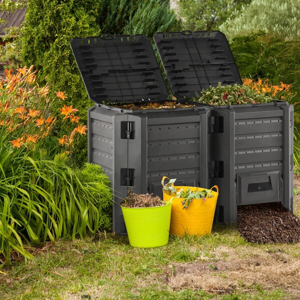 Compostor de grădină - Compogreen 800 l, negru Prosperplast