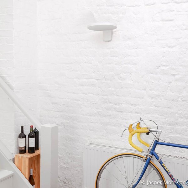 FLOS Oplight W1 aplică perete LED, alb structurat, reglabil, Alb, Camera de zi / sufragerie, Metal, Design