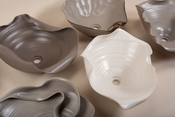 Lavoar ceramic pentru blat REA HM-66TB Handmade ART