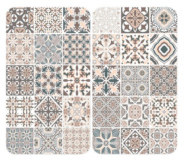 Set 2 protecții din sticlă pentru aragaz Wenko Universal Tile