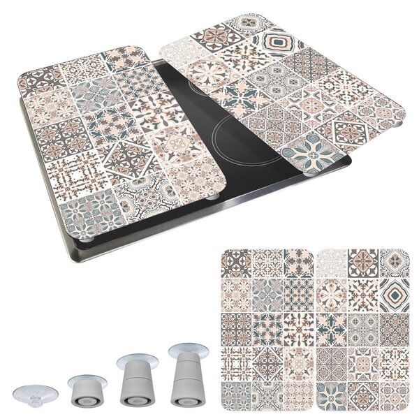 Set 2 protecții din sticlă pentru aragaz Wenko Universal Tile