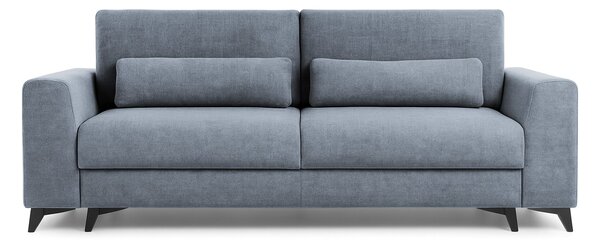 Canapea Extensibilă 3 locuri TIVOLI, cu ladă depozitare, 240x105x95 cm, Albastru-Mystery