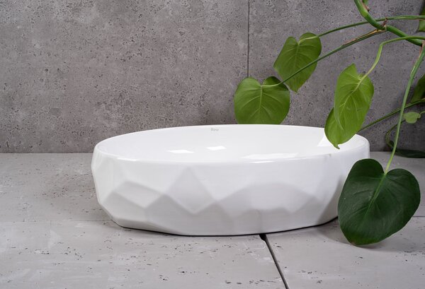 Lavoar ceramic pentru blat REA Maya