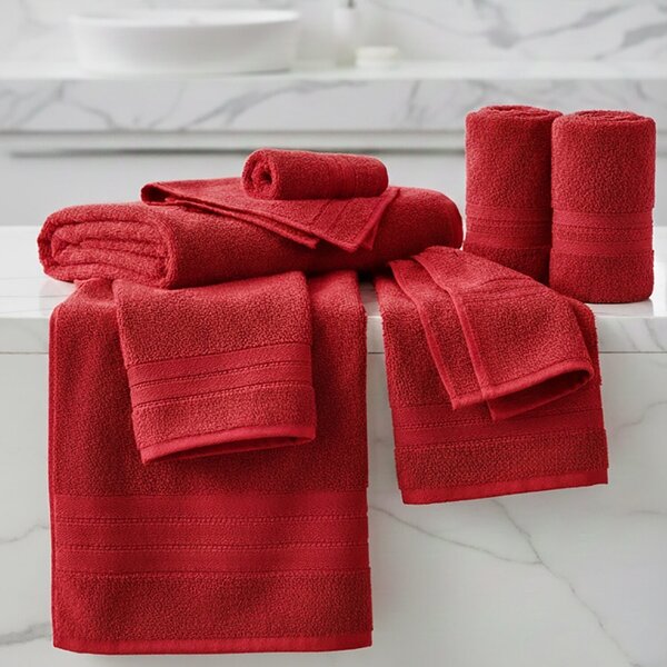 Prosop Luxury Bumbac 100% – 50 X 90- 600g/m2 – ROȘU