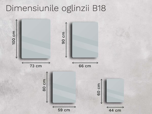 Oglindă cu ramă B18