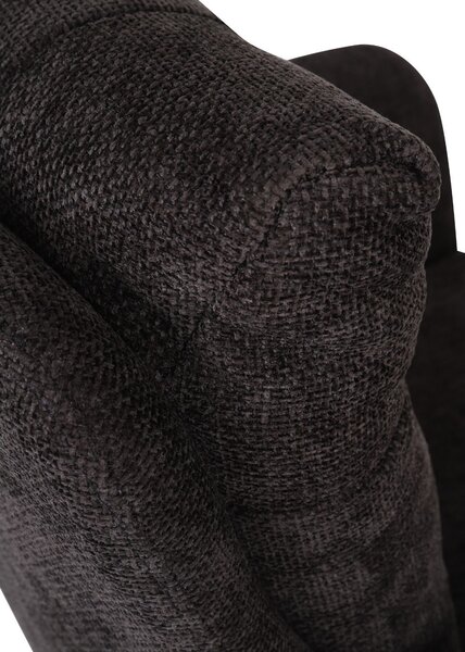 Scaun de dining pivotant Fioro negru