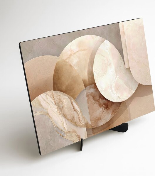 DUBLEZ | Tablou abstract - Champagne | Imprimare UV premium