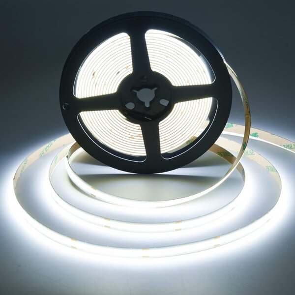 Kit banda LED, rola 2 metri, senzor de miscare 150-15 secunde, alb