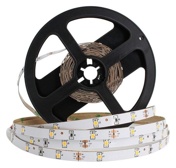 Kit banda LED, rola 2 metri, senzor de miscare 150-15 secunde, alb