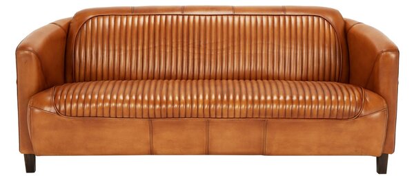 Canapea Coupé din piele DarkBrown