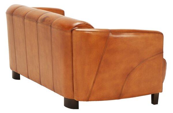 Canapea Coupé din piele DarkBrown