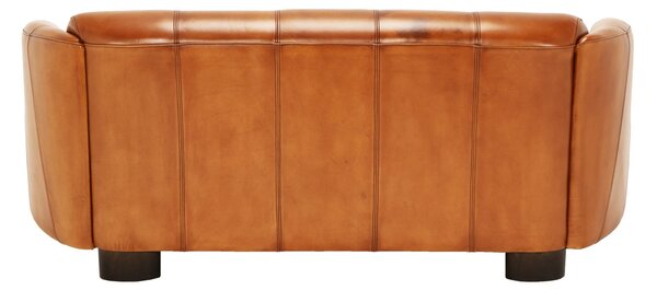 Canapea Coupé din piele DarkBrown