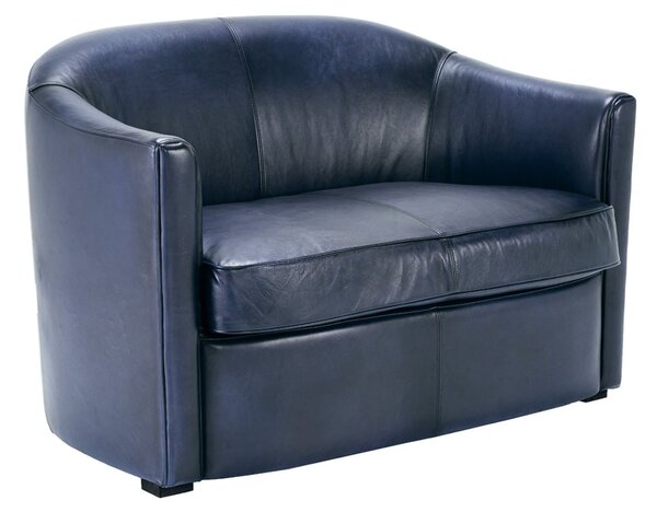 Canapea Flash din piele 120 cm DarkBrown