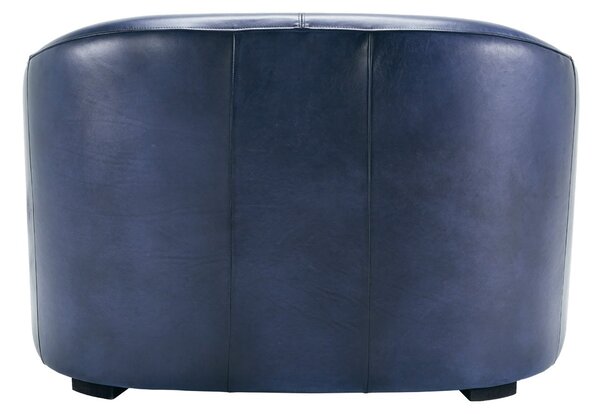 Canapea Flash din piele 120 cm DarkBrown