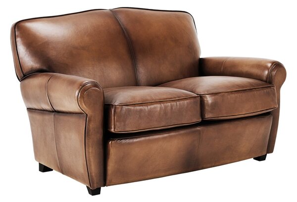 Canapea Legend din piele 140 cm DarkBrown