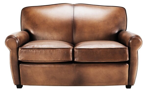 Canapea Legend din piele 140 cm DarkBrown