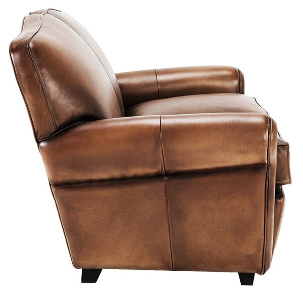 Canapea Legend din piele 140 cm DarkBrown