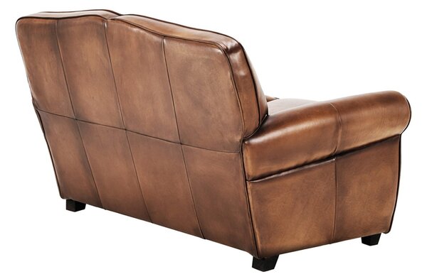 Canapea Legend din piele 140 cm DarkBrown