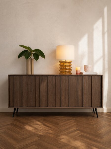 Comodă Flaro 183 cm cu iluminare - stejar Dunin