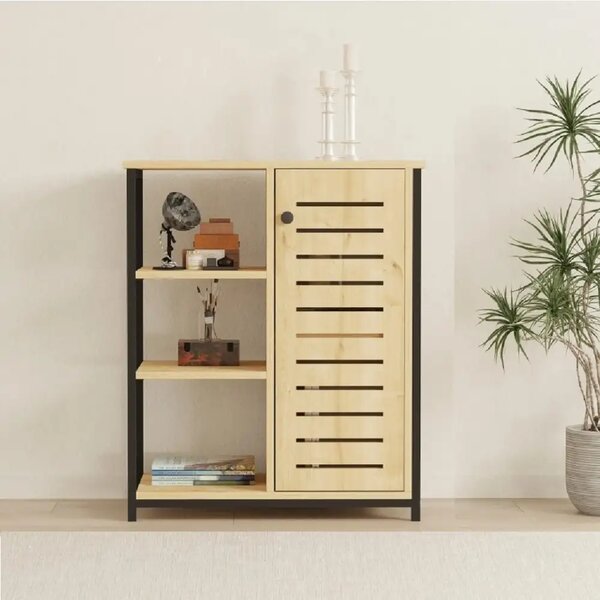 Biblioteca Benny consola culoare stejar 72 cm
