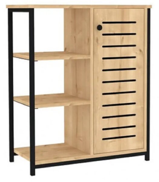 Biblioteca Benny consola culoare stejar 72 cm