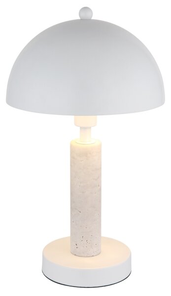 Globo 24868W - Lampă de masă JANIE 1xE14/40W/230V albă