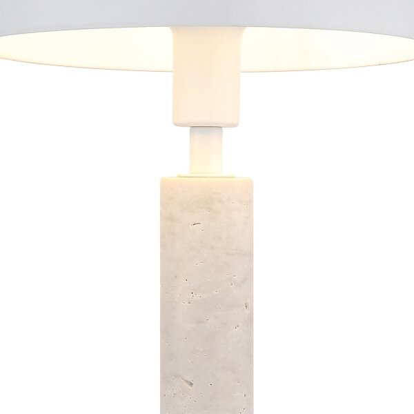 Globo 24868W - Lampă de masă JANIE 1xE14/40W/230V albă