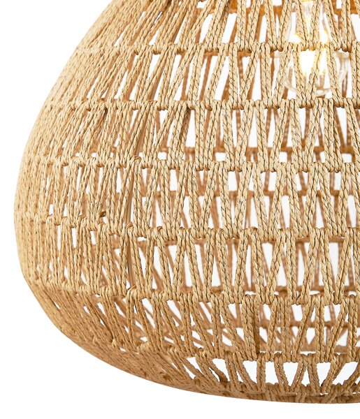 Lampa suspendată scandinavă maro 45cm - Lina Natural