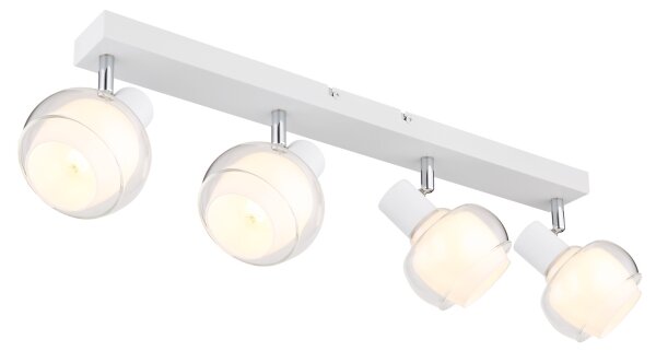Globo 54309-4W - Spot TOKKI 4xE14/40W/230V alb