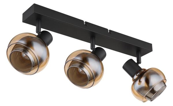 Globo 54309-3B - Lampă spot TOKKI 3xE14/40W/230V neagră