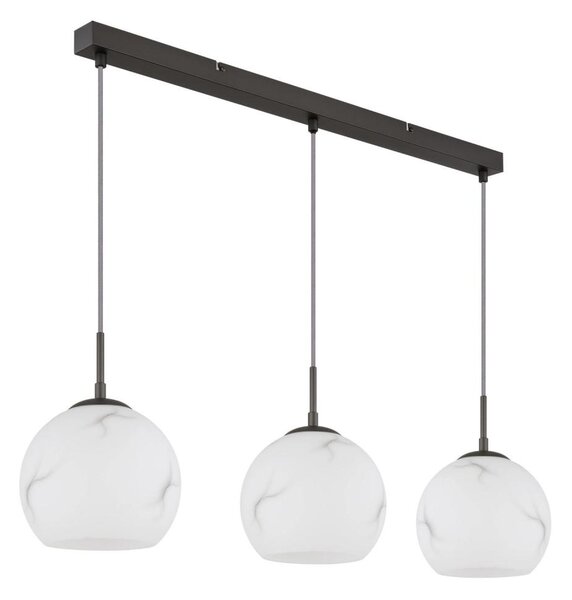 Globo 15999M-3H - Candelabru suspendat RAGUSA pe cablu, 3x E27/60W/230V