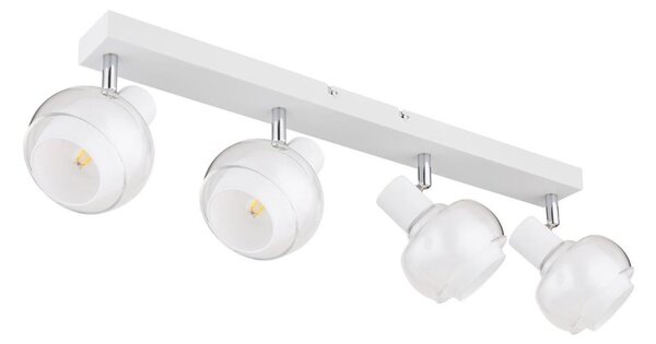 Globo 54309-4W - Spot TOKKI 4xE14/40W/230V alb