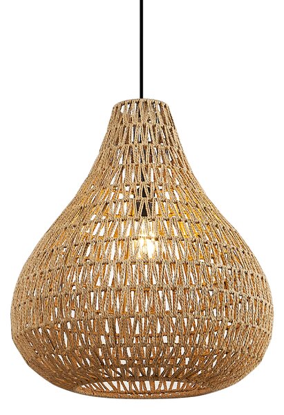 Lampa suspendată scandinavă maro 45cm - Lina Natural