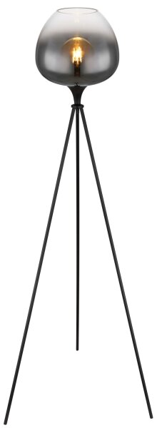Globo 15548S1 - Lampă de podea MAXY 1xE27/60W/230V neagră