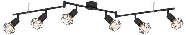 Globo 54802S-6S - Corp de iluminat cu spoturi XARA 6xE14/40W/230V