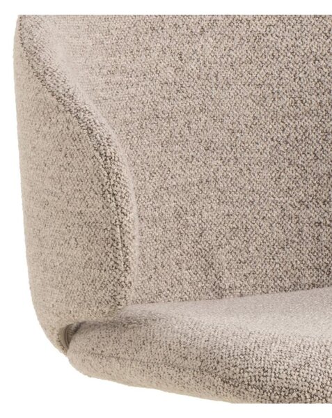 Scaun de dining pivotant Ella, bej