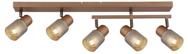 Globo 54314-5 - Plafonieră cu spoturi SATELLA, 5xE14/40W/230V