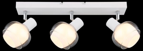Globo 54309-3W - Spot TOKKI 3xE14/40W/230V alb