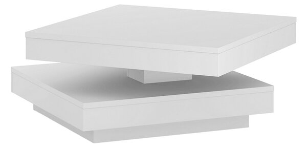 Masuta cafea MANDY, alb, 70x70x34 cm