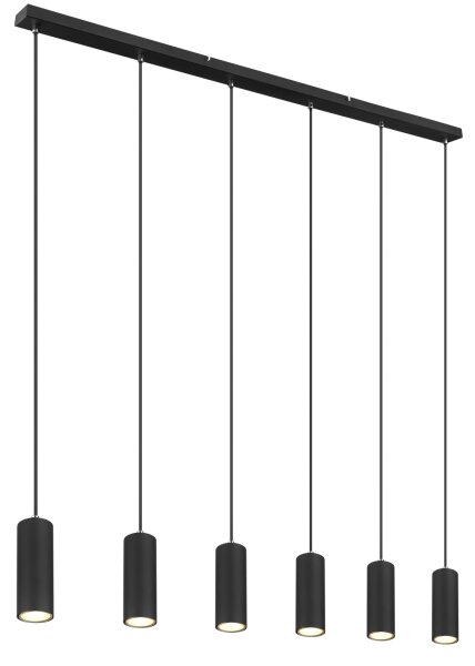 Globo 57911-6HB - Candelabru suspendat pe cablu ROBBY 6xGU10/35W/230V
