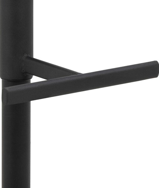 Scaun de bar pivotant Adisa, gri-maro